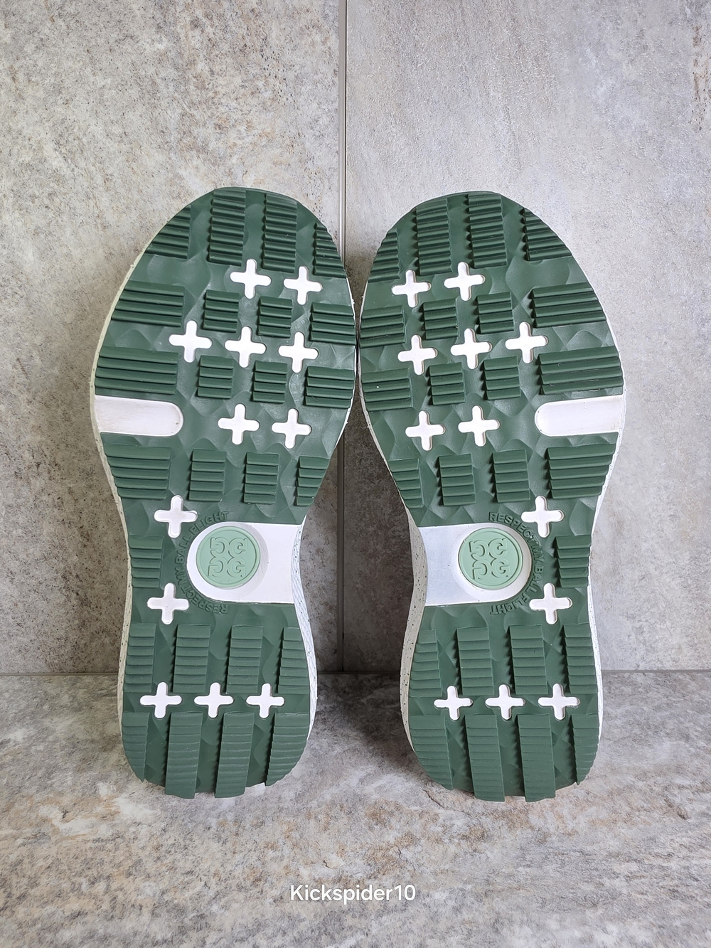 G/FORE Men's Athletic Sneakers in Green and White - Picture 9 of 10